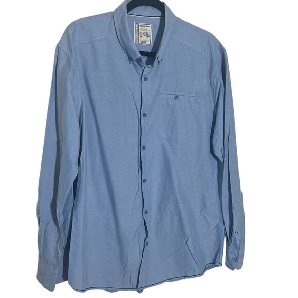 Alexander Julian Colours Blue Button Down Shirt - XL - Picture 1 of 8